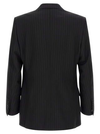 Black Wool Two-Piece Suit
