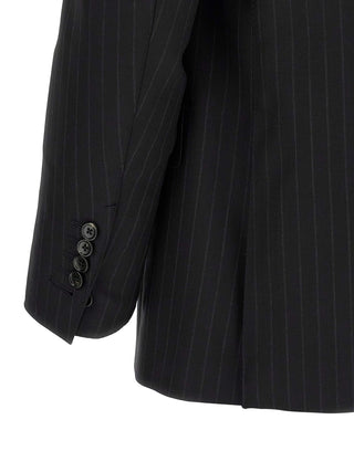 Black Wool Two-Piece Suit