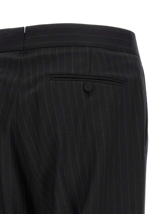 Black Wool Two-Piece Suit