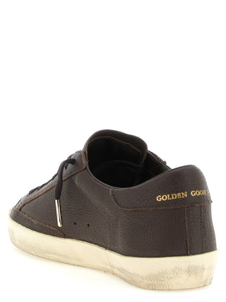 Brown Cowhide Low Top Sneakers