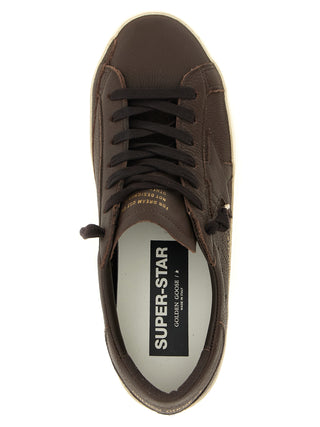 Brown Cowhide Low Top Sneakers