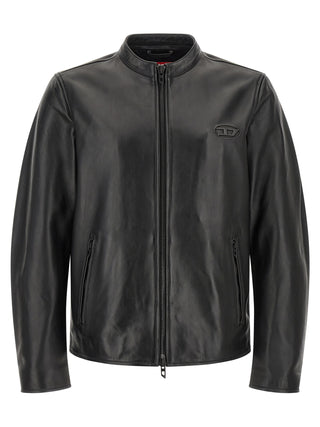 Black Lamb Leather Leather Jacket