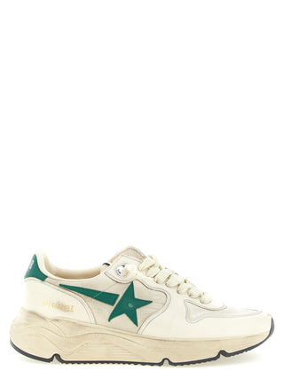 Zapatillas deportivas bicolor de cuero  