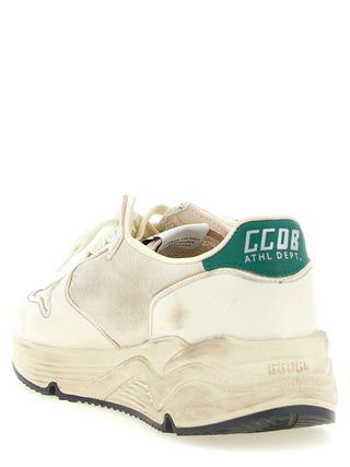 Zapatillas deportivas bicolor de cuero  