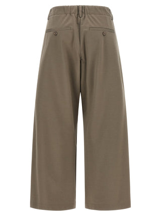 Gray Cotton Athletic Pants