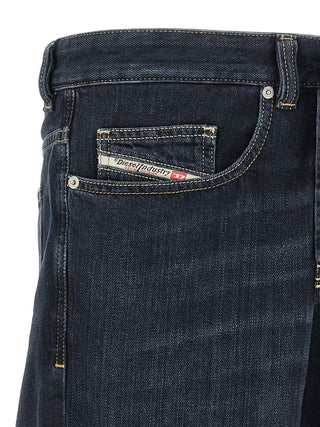 Blue Cotton Relaxed Fit Jeans