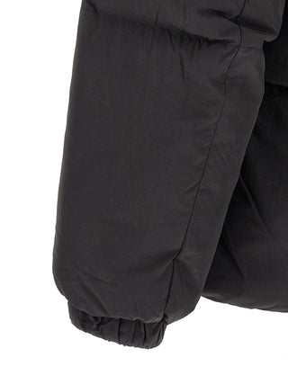 Black Polyamide Full-Length Jacket