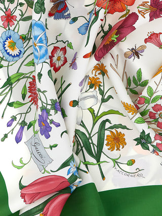 Bicolor Silk Foulard