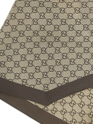 Beige Silk Foulard
