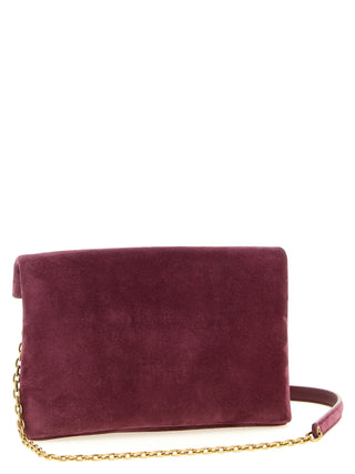 Bordeaux Calfskin Crossbody Bag