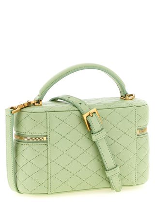 Bicolor Lamb Leather Handbag