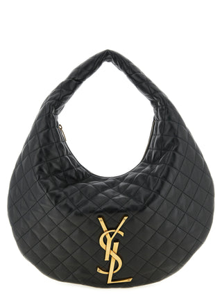 Black Lamb Leather Shoulder Bag