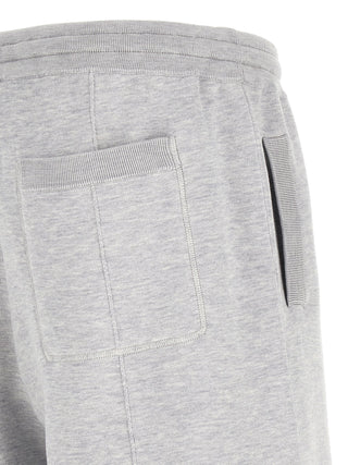 Gray Silk Bermuda Shorts