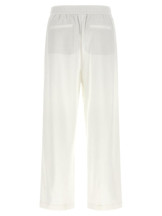White Cotton Joggers (Workout Pants)