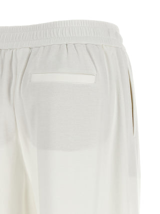 White Cotton Joggers (Workout Pants)