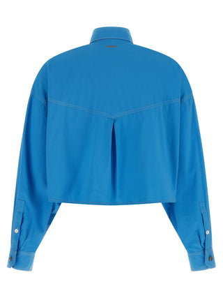 Blue Cotton Blouse