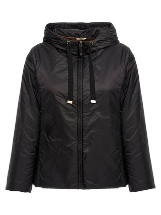 Black Polyester Shell Jacket