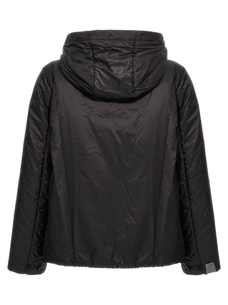 Black Polyester Shell Jacket