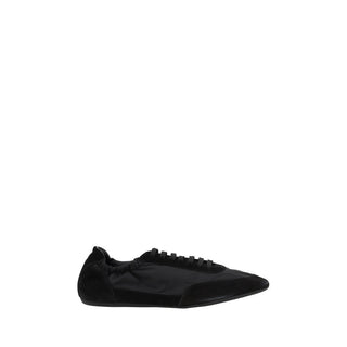 Black Rubber Athletic Sneakers