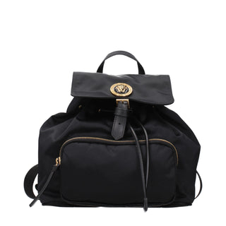 Black Fabric Backpack