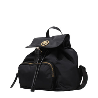Black Fabric Backpack