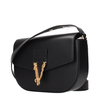 Black Leather Crossbody Bag