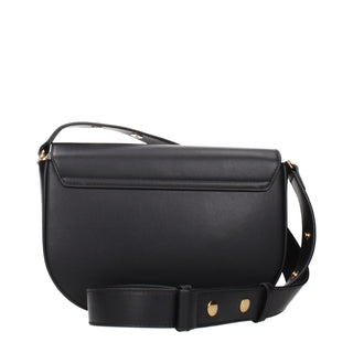Black Leather Crossbody Bag