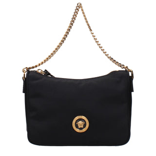 Black Fabric Handbag