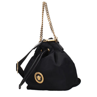 Black Fabric Handbag
