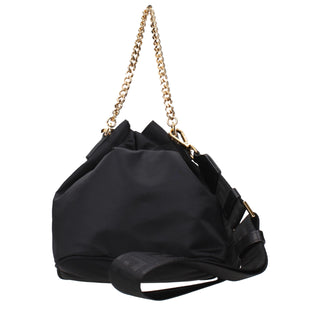 Black Fabric Handbag