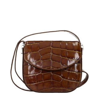 Brown Leather Crossbody Bag