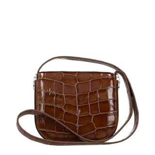 Brown Leather Crossbody Bag