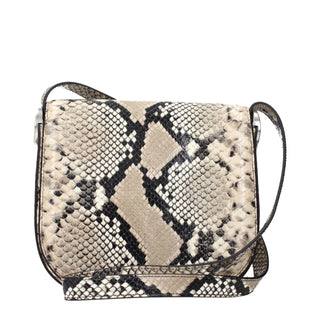 Beige Leather Crossbody Bag
