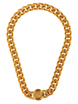 Collar de metal dorado