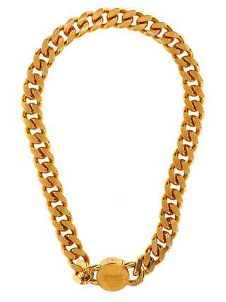 Collar de metal dorado