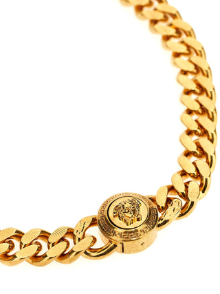 Collar de metal dorado