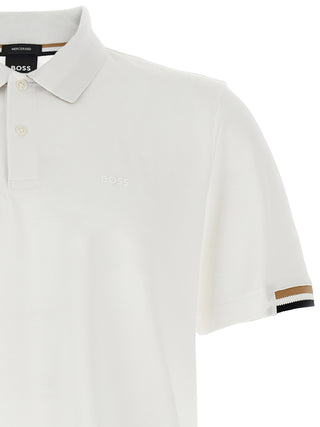 White Cotton Polo Shirt