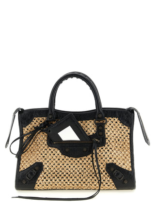 Beige Polyamide Handbag