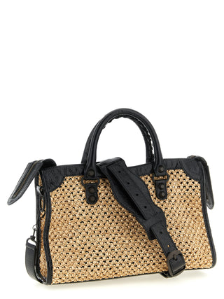 Beige Polyamide Handbag