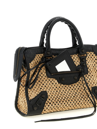 Beige Polyamide Handbag