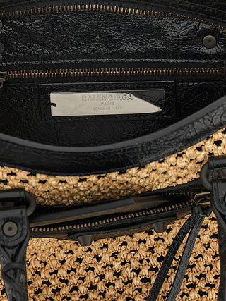 Beige Polyamide Handbag