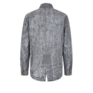 Camisa gris de viscosa para hombre