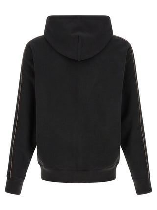 Black Cotton Sweatshirt