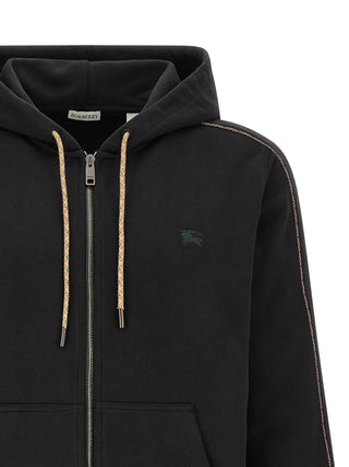Black Cotton Sweatshirt