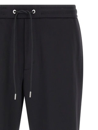Black Polyamide Joggers (Workout Pants)