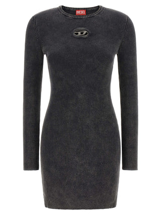 Black Cotton Short Dress