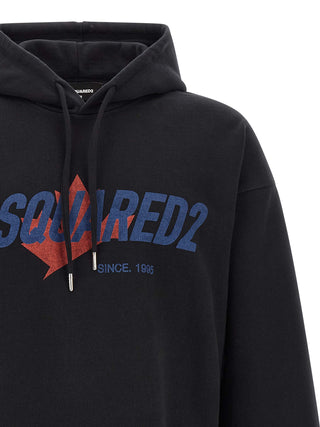 Black Cotton Sweatshirt