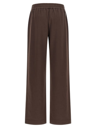 Brown Cotton Joggers (Workout Pants)