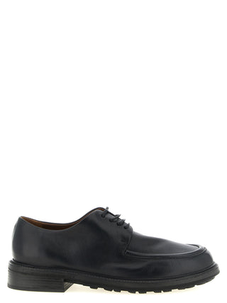 Black Calfskin Oxfords And Derbies