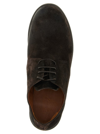 Brown Calfskin Oxfords And Derbies